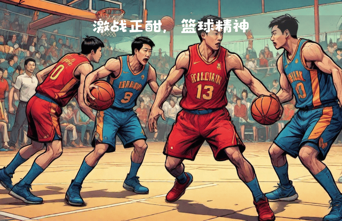 篮球比赛如火如荼，场面一片热闹的简单介绍